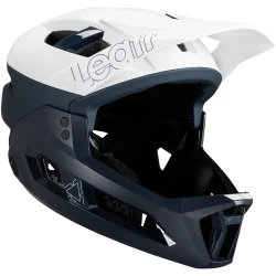 Kask rowerowy (z wypinaną szczęką/3w1) LEATT Helmet MTB Enduro 3.0 V25 - L - biały - UNI