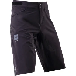 Spodenki rowerowe (+spodenki kolarskie z pampersem w zestawie) LEATT Shorts MTB Trail 3.0 Liner - M - czarny - UNI