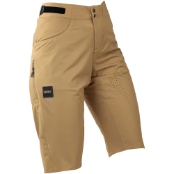Spodenki rowerowe (+spodenki kolarskie z pampersem w zestawie) damskie LEATT Shorts MTB Trail 3.0 Liner Women - M - brązowy - Kobieta