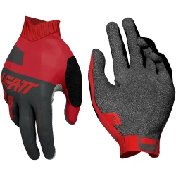 Rękawice rowerowe dziecięce LEATT Glove MTB 1.0 GripR Junior - M - czerwony - Dziecko