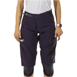 Spodenki rowerowe damskie LEATT Shorts MTB Enduro 3.0 Women - M - czarny - Kobieta