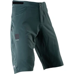 Spodenki rowerowe (+spodenki kolarskie z pampersem w zestawie) LEATT Shorts MTB Trail 3.0 Liner - M - zielony - UNI