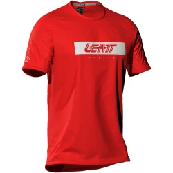 Koszulka rowerowa dziecięca LEATT Jersey MTB Gravity 3.0 Junior - S - czerwony - Dziecko