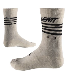 Skarpety rowerowe LEATT Socks MTB - S/M - biały - UNI