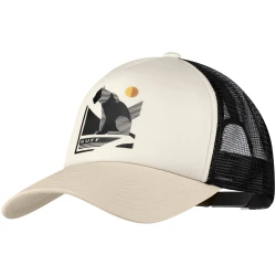 Czapka z daszkiem BUFF TRUCKER CAP MOOK CREAM L/XL - L/XL - beżowy - UNI