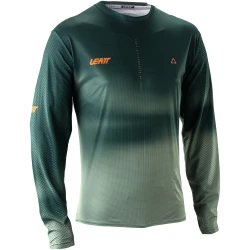 Koszulka rowerowa LEATT Jersey MTB Trail 3.0 Long Sleeve - L - zielony - UNI