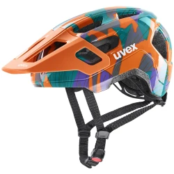 Kask rowerowy UVEX React jr. - 52-56 - pomarańczowy - Dziecko
