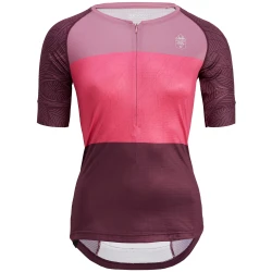 Koszulka rowerowa (z krótkim rękawem) damska SILVINI Women Jersey STABINA - M - fioletowy - Kobieta